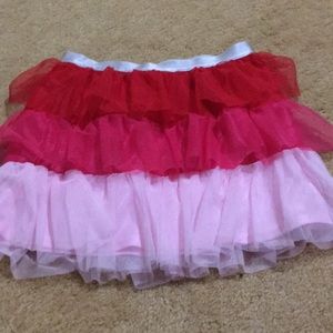 Girls Valentine’s Day skirt